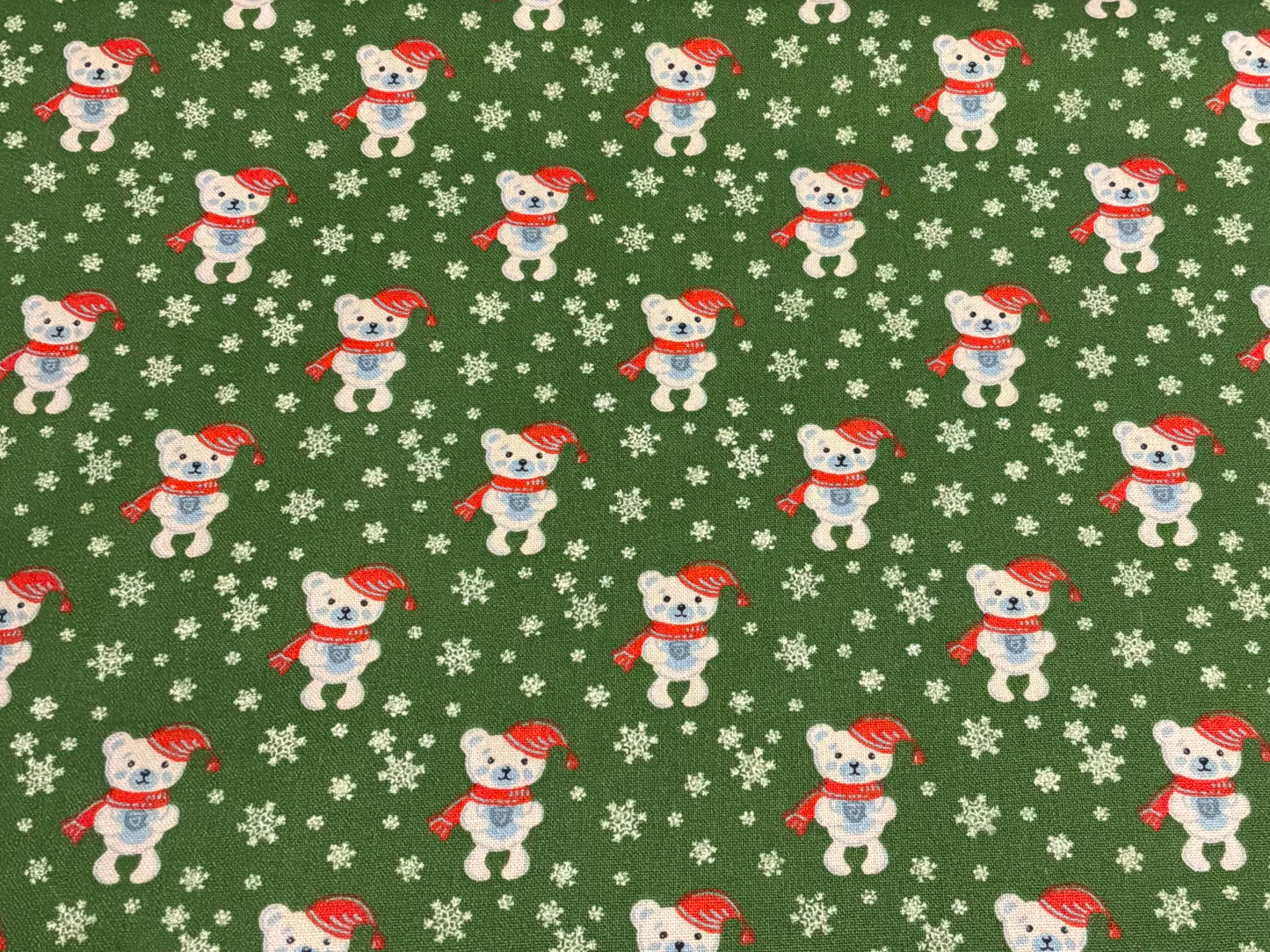MDG Santa Bear Green