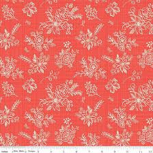 Gingham Cottage by Riley Blake Red Single Yard Cut
