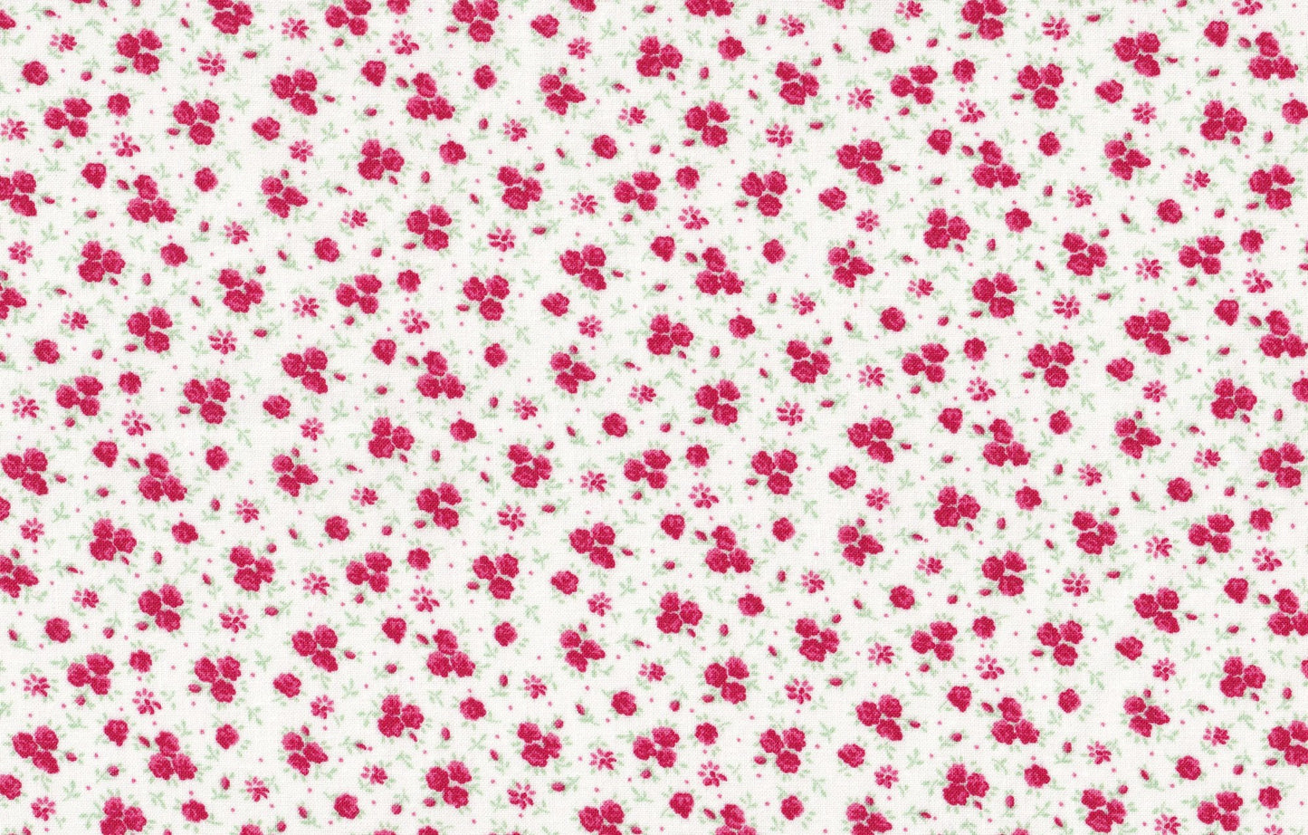Vintage Inspired Miniature Red Roses by Foust Textiles