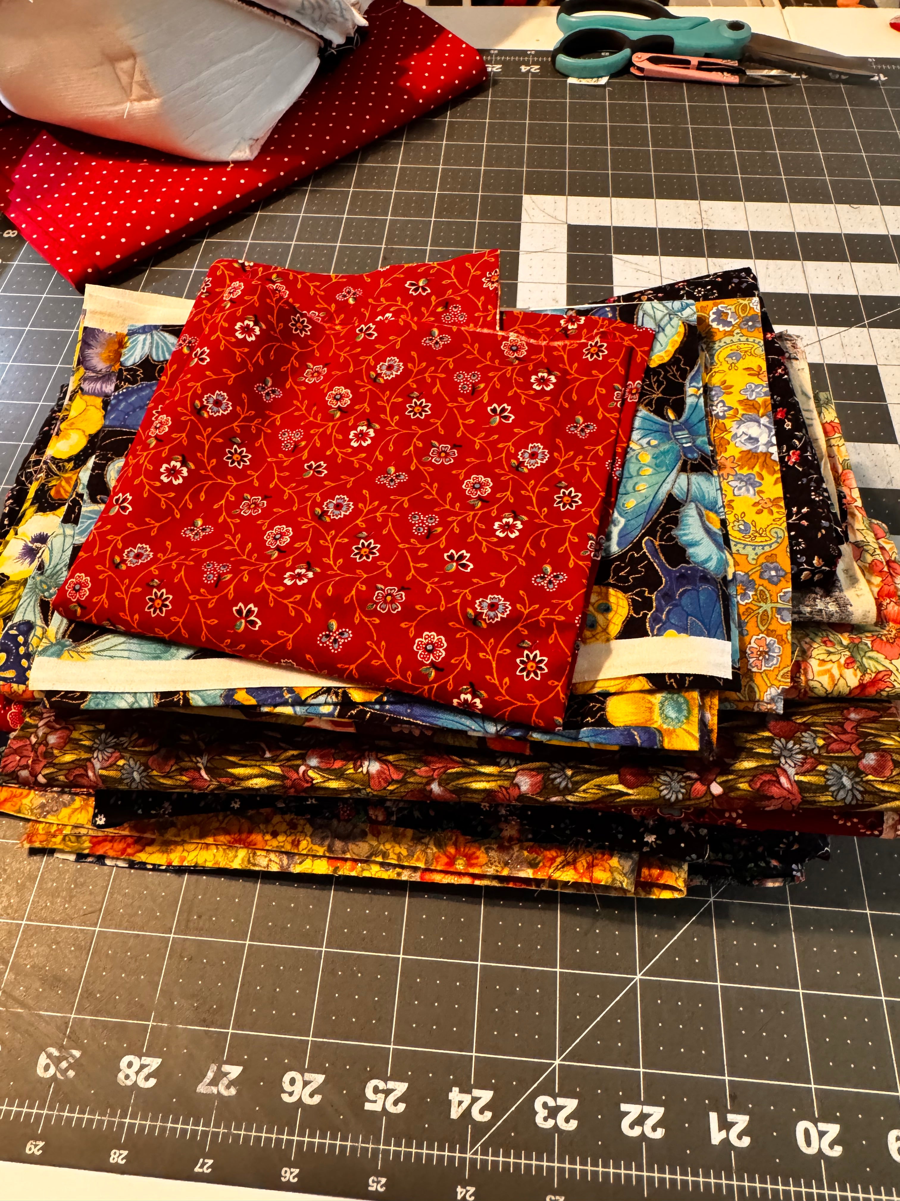 Vintage scrap bag