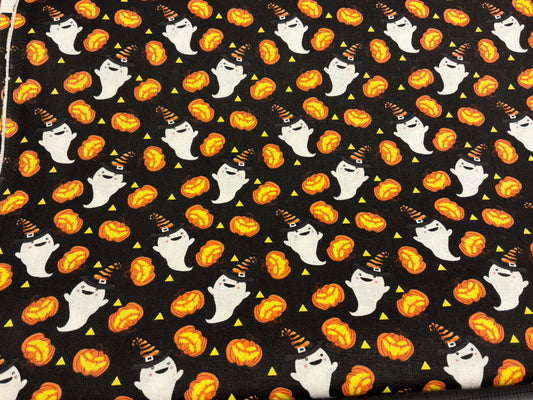 MDG Ghostly Pumpkin Patch Black- 7/8 end of Bolt