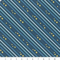 Baby’s Adventure Navy Diagonal Lines by Arrolynn Weiderhold