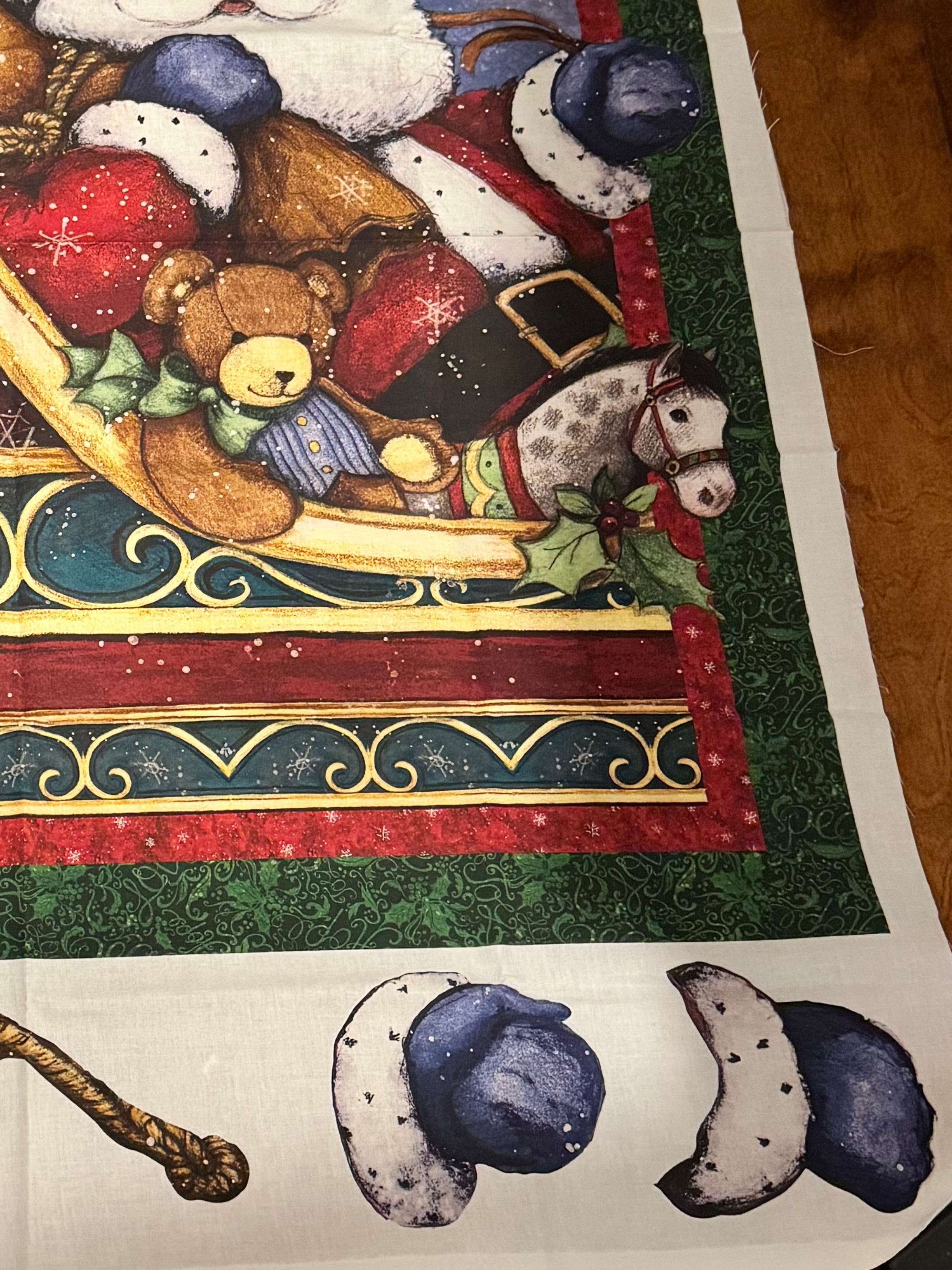 Susan Winget I believe in Santa Dimensional Wall Hanging Panel