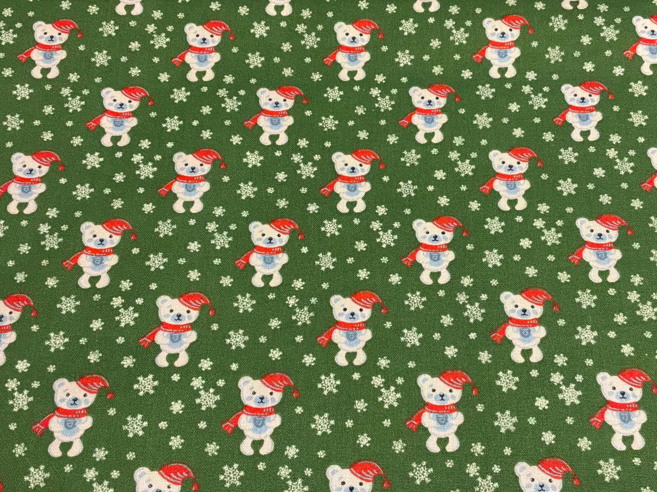 MDG Santa Bear Green