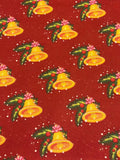 MDG Golden Bells on Red Background