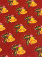 MDG Golden Bells on Red Background