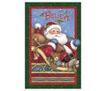 Susan Winget I believe in Santa Dimensional Wall Hanging Panel