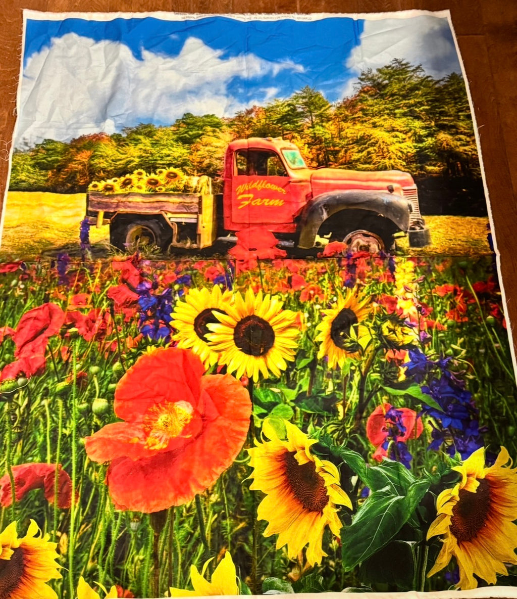 RECLAIMED Sunflower Truck Panel DT