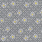 Marshall Dry Goods Gray Daisy Lattice Calico