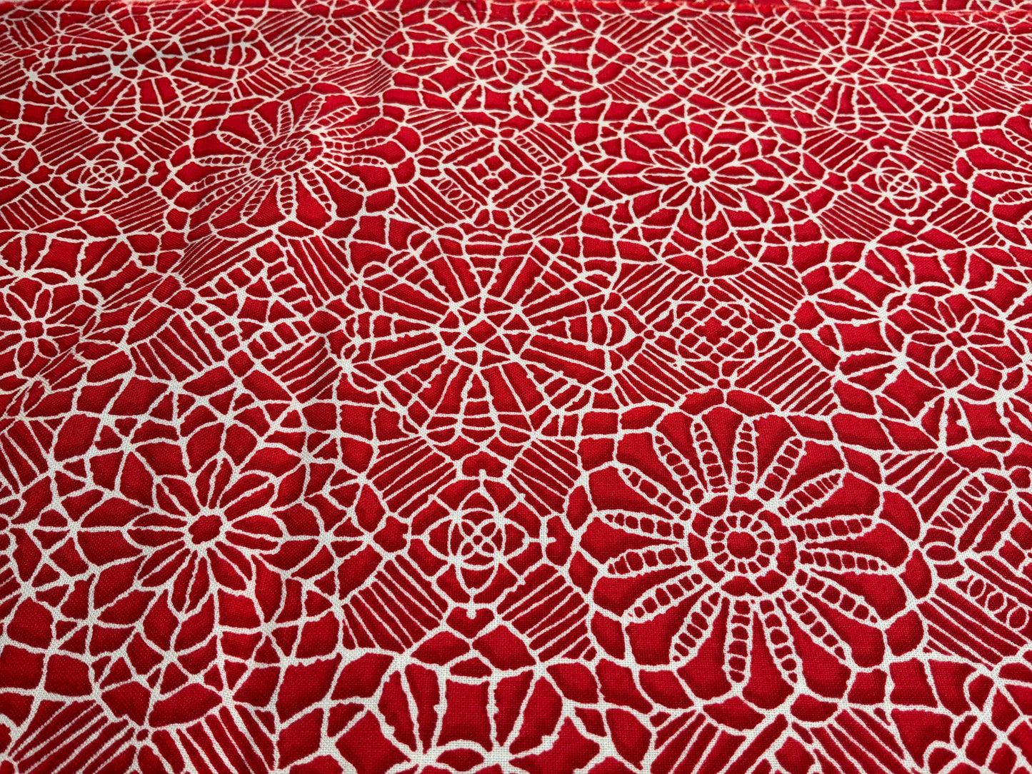 Studio E Fabrics for Quilting Treasures – White Floral Lace