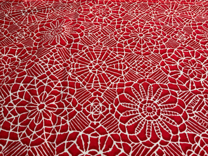 Studio E Fabrics for Quilting Treasures – White Floral Lace