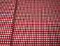 Keepsake Calico Red White Gingham Fabric 100% Cotton Small Check Quilting Fabric Farmhouse Cottage Sewing Fabric