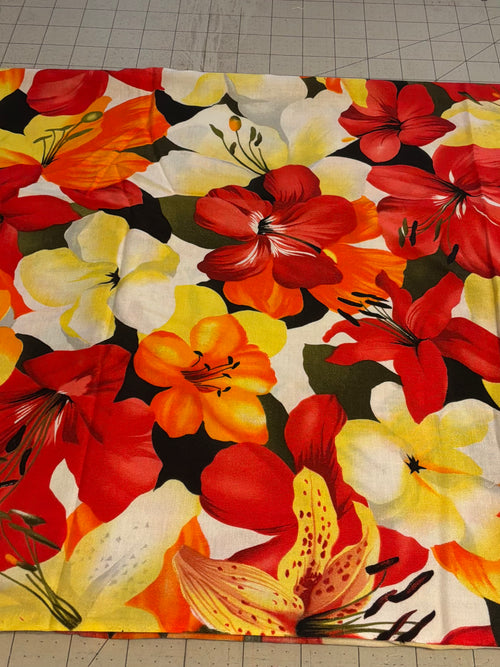 Alexander Henry tropical Hawaiian Print Scant 1 yard cut