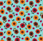 Sunflower Toss Aqua-For the Love of Sunflowers