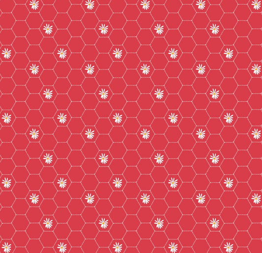 Poppie cotton red