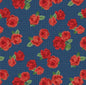 Summertime Daydream-Florals All Over Navy by Wilmington Prints