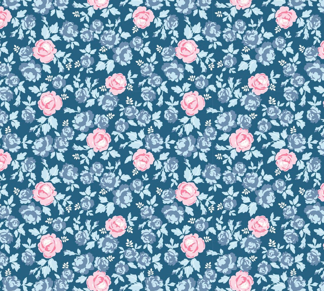 Poppie Cotton Elise – Regency Rose Denim