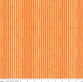 Riley Blake Ghoul Friends Orange Stripes 1/2 yard End of Bolt