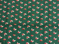 Vintage Cranston Christmas Santa Geese Fabric 1/2 yards cuts — End of Bolt