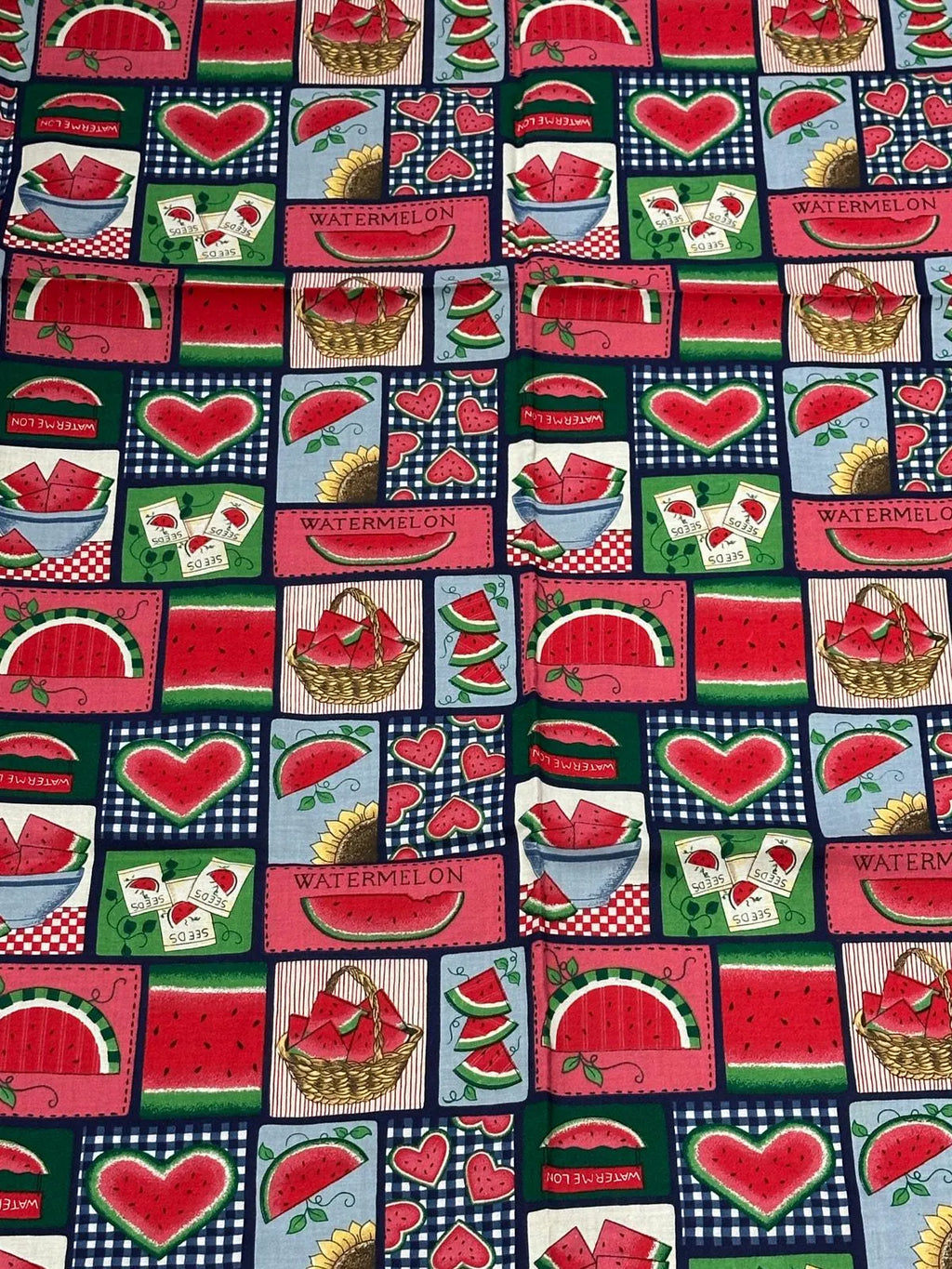 Watermelons cheater print vintage