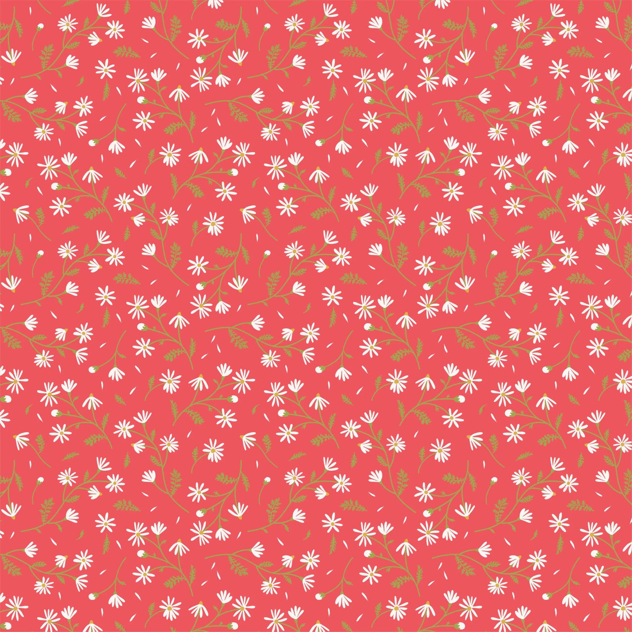 Poppie Cotton Sunshine & Chamomile – Sweet Chamomile Red