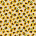 Sunflower Toss Cream-Wilmington Prints
