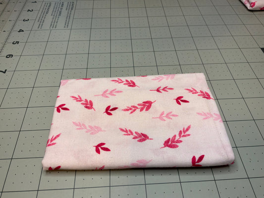 Breast Cancer Awareness Pink Leaves Fat Quarter