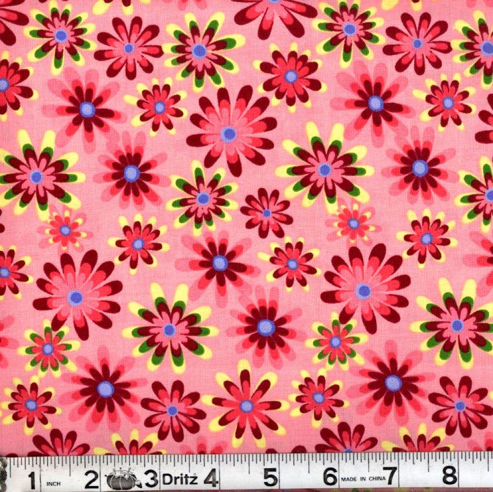 MDG Flower Power Fat Quarters