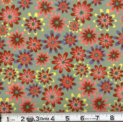 MDG Flower Power Fat Quarters