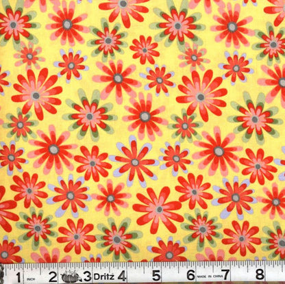 MDG Flower Power Fat Quarters