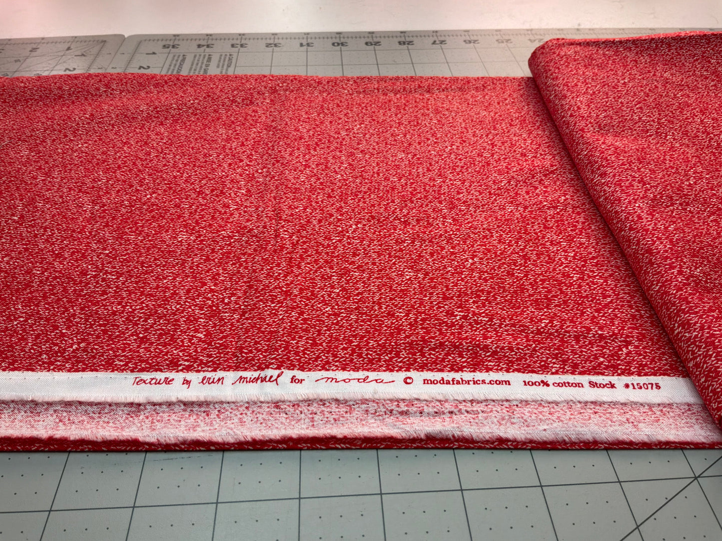Texture Red-Basic Collection by Erin Michel for Moda