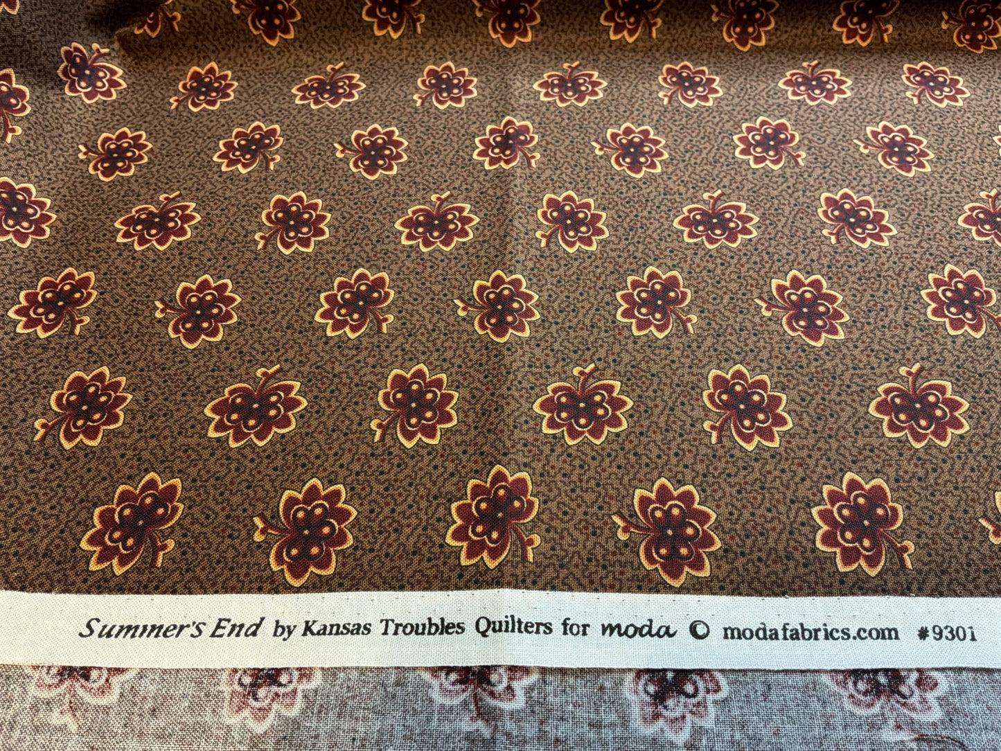 Summer’s End – Kansas Troubles Style Floral Cotton Fabric