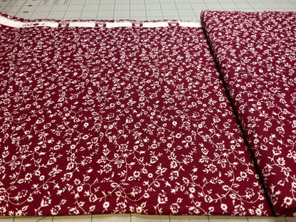 Burgundy Floral Vine