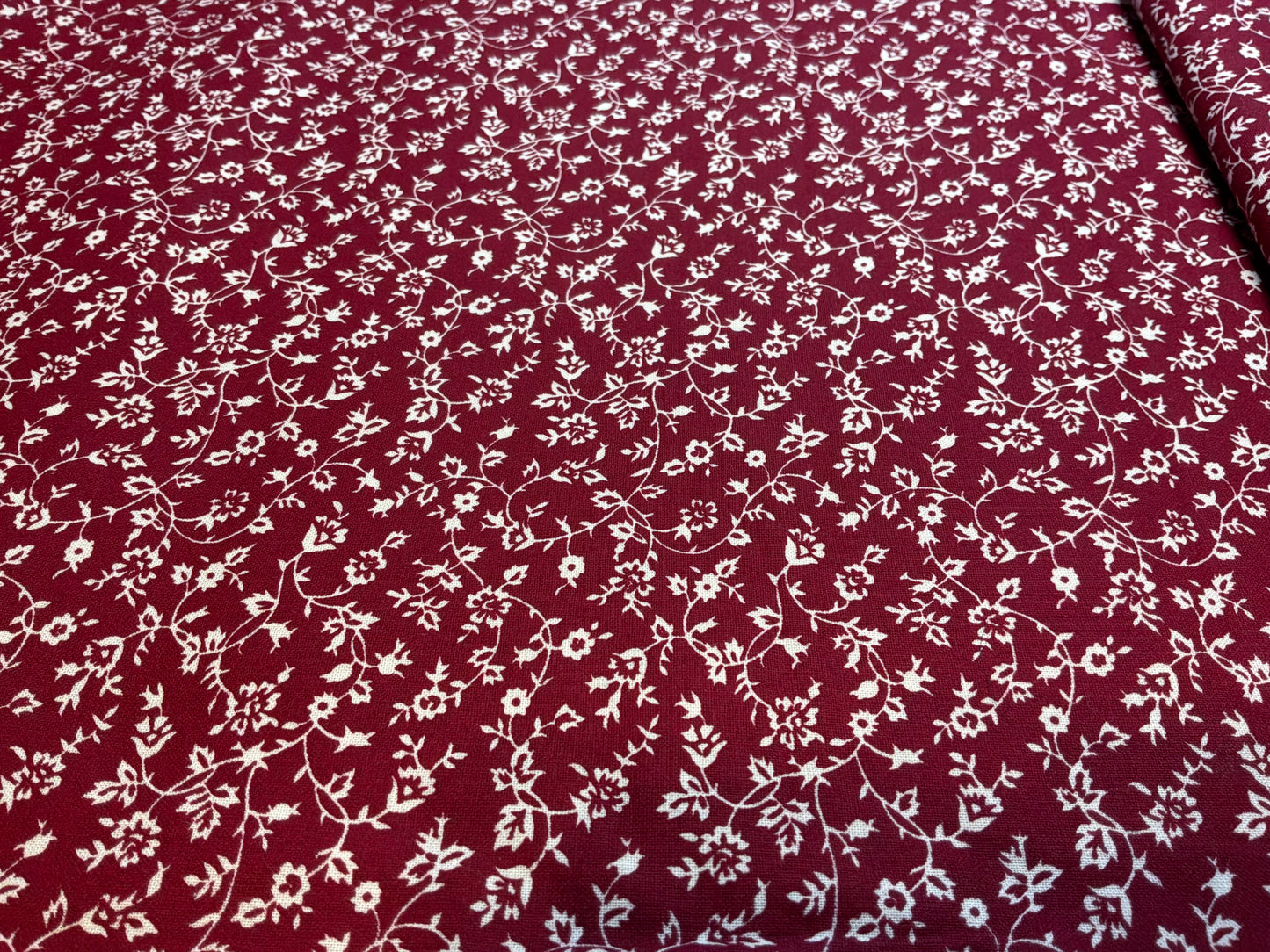 Burgundy Floral Vine