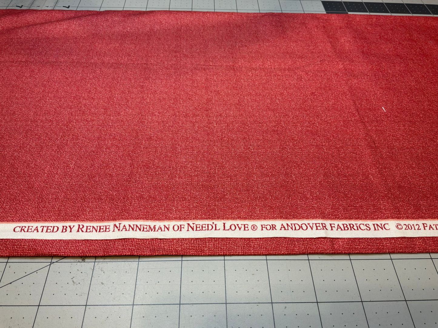 Patina Red by Renee Nanneman for Andover Fabrics