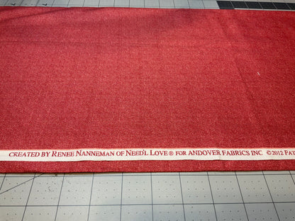 Patina Red by Renee Nanneman for Andover Fabrics