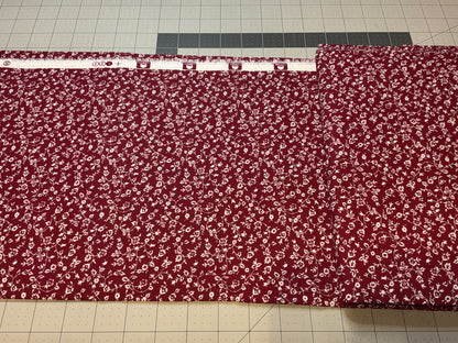 Burgundy Floral Vine