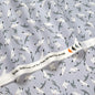 Lewis and Irene A368.1 Swanage Seagulls on Light Grey-Fat Quarter