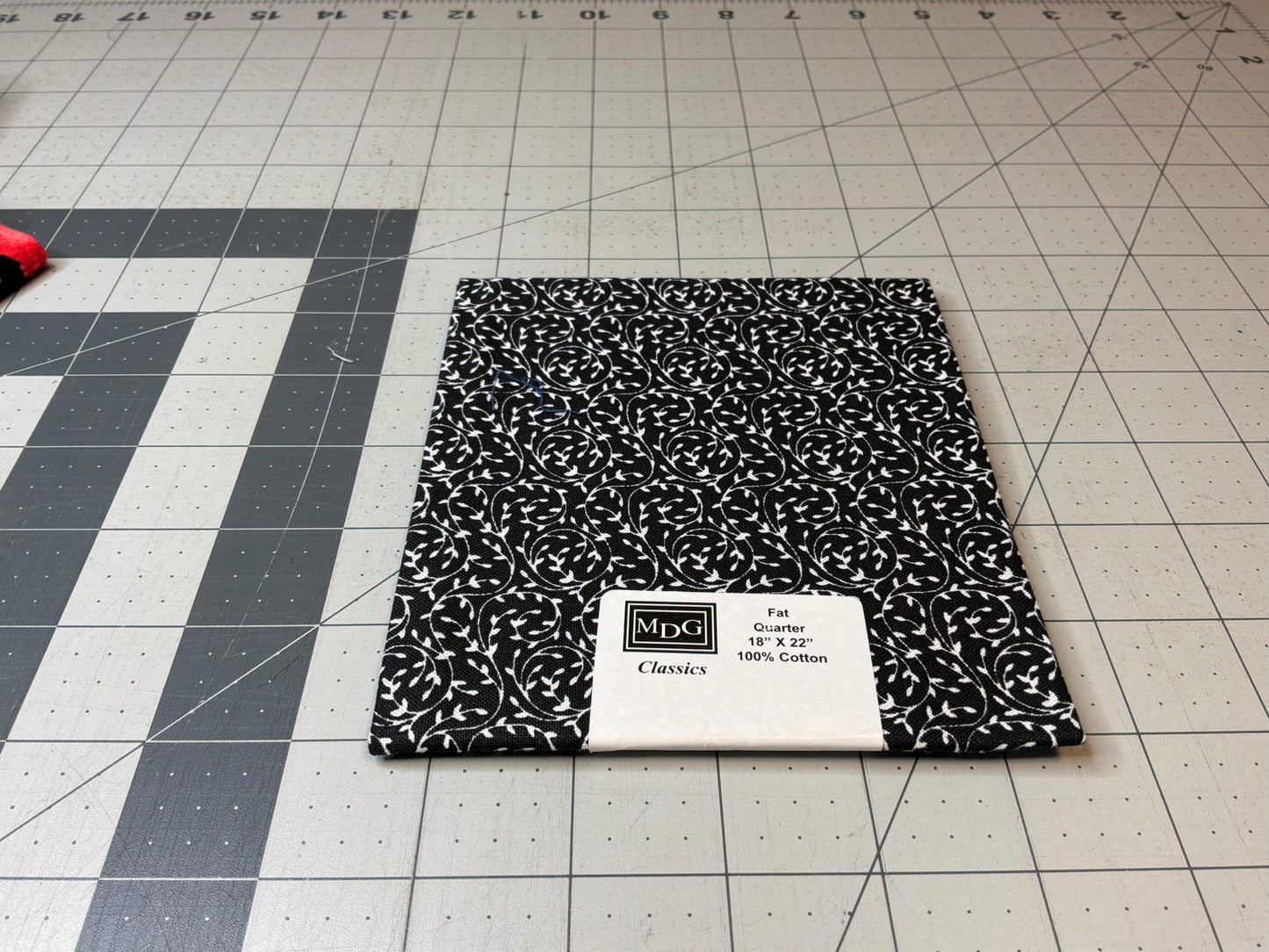 MDG Freeway Black and White Fat Quarter