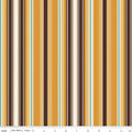 Cowboy Stripe Cotton Fabric 1 yard cut