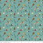 Cowboy Guitars Fabric Riley Blake 1 yard cut