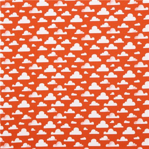 Michael Miller Orange Clouds
