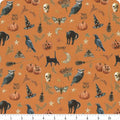 Orange Spooky 1 yard cut
