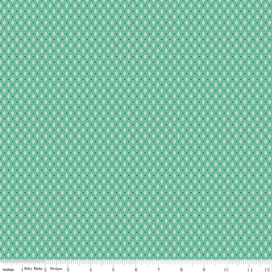 Berry and Sage Diamond Leaf