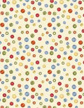 Common Threads Button Toss -3/4 yard End of Bolt